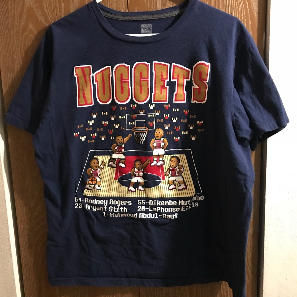 Denver Nuggets pixelated tee